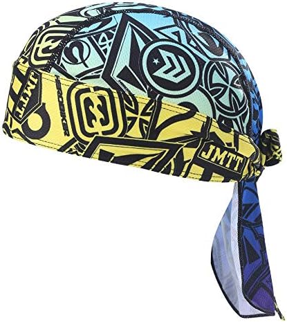 HEROBIKER Sweat Wicking Skull Cap Beanie Bandana Helmet Liner Outdoor Running Adjustable Breathable Quick Drying