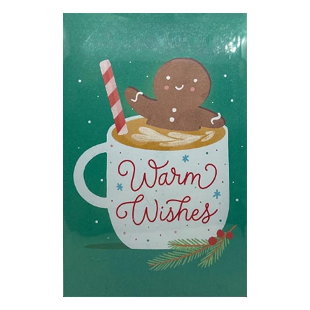 American Greetings Christmas Holiday Cards with Envelopes - 4 3/4" x 7 1/4" (Hot Chocolate - 16 Ct)