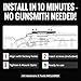 Gotical Scope Picatinny Rail Mount for Savage Short Action Round Back Receiver with 0 MOA Compatible with Savage Accu-Trigger 10/11 / 12/14 / 16/110 Short Action Rifles