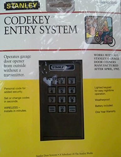Stanley 24704 2986 370 3120 310 Mhz Codekey Entry System Garage Door Keypad Amazon Com Stanley 24704 2986 370 3120 310 Mhz Codekey Entry System Garage Door Keypad Amazon Com