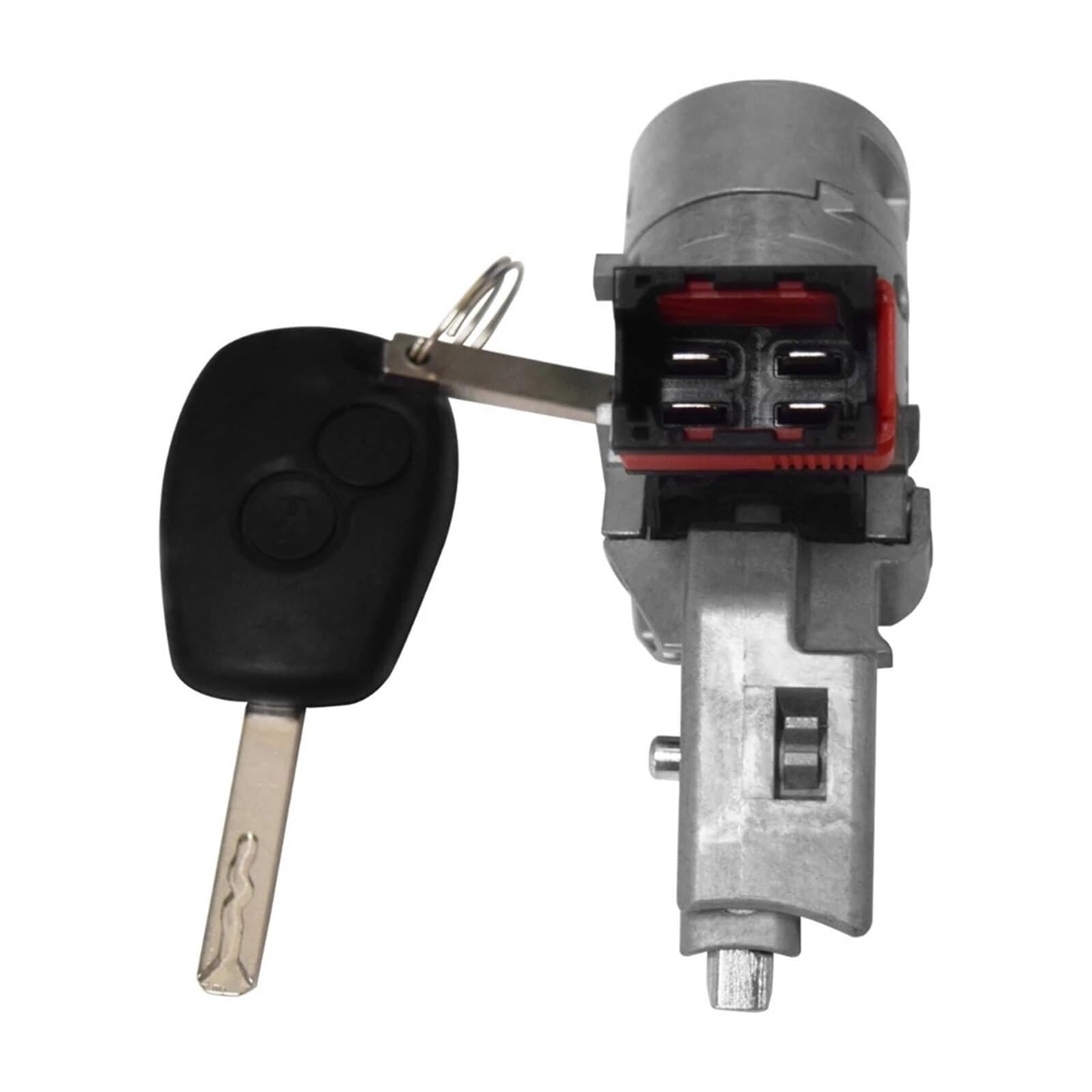 przycisk start stop ​Bębenek stacyjki zapłonu samochodu rozrusznik stacyjka i klucze pasujące do Renault dla Vauxhall Fiat 7701208408