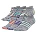 Produktbild adidas Damen Superlite No Show Socken (6 Paar) - 2020, Grau/Easy Green/Energy Ink Blue, Medium