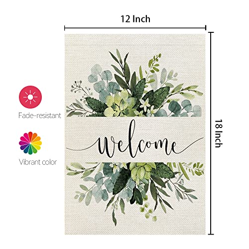 Crowned Beauty Spring Floral Welcome Garden Flag 12×18 Inch Small Vertical Double Sided Seasonal Outside Décor For Yard Farmhouse Cf099-12 #TOP5