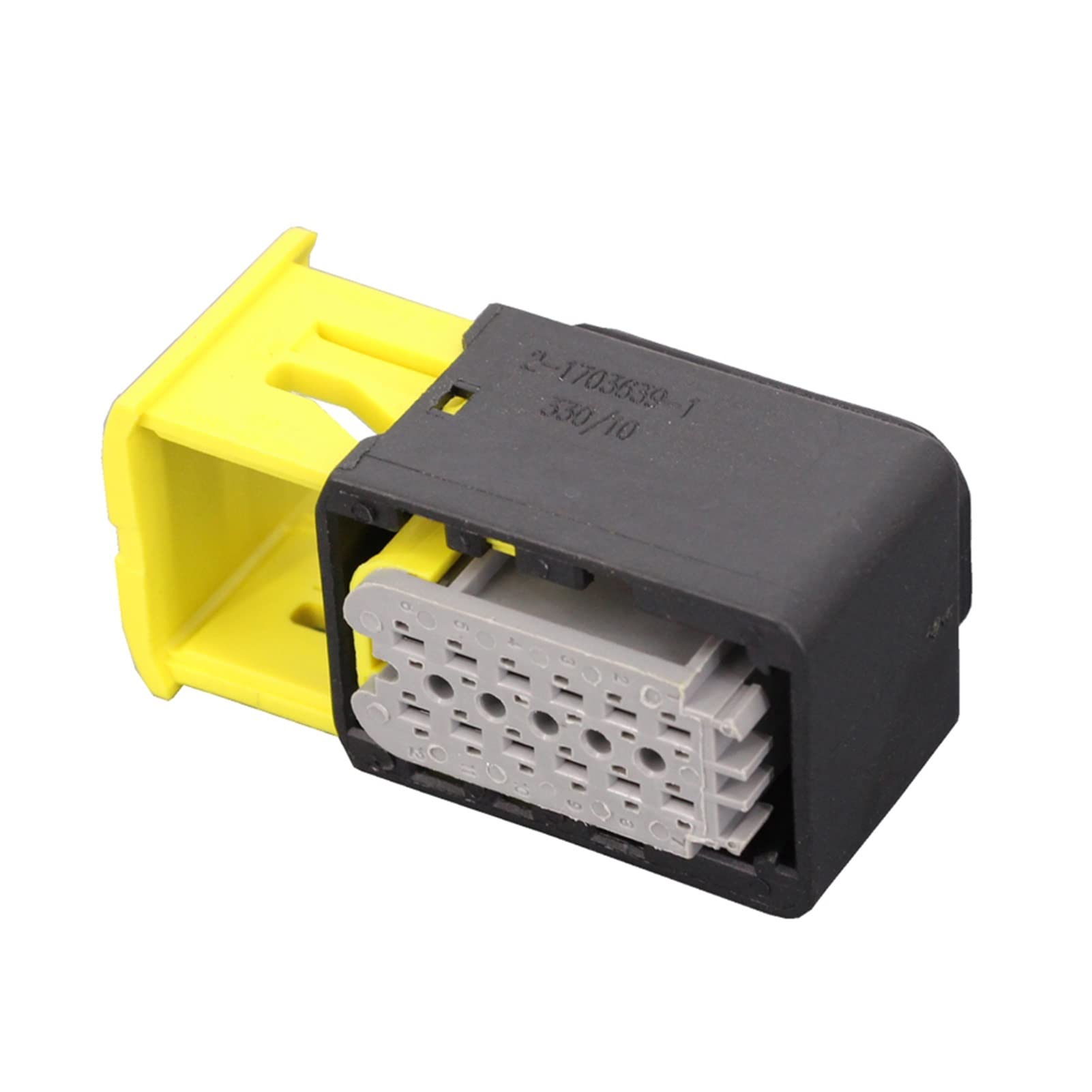 Conectores automotrices de 12 Pines Conector de arnés Rectangular con Terminal 2-1703639-1, Dj7123-1.5-21 12p (Size : 5 Sets)