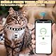 WDKXCN Mini GPS Tracker Katze Hund, Katzentracker Klein GPS mit Halsband, Katzen Tracker Ohne ABO,Haustier Tracker für Katzen, Hunde