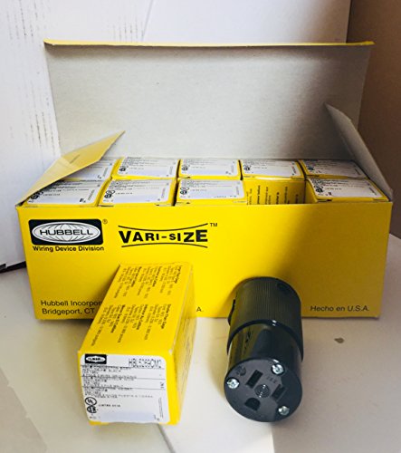 Black Friday Clearance Hubbell HBL5269CM2 All Black Female Edison Connector- 15a 125v (10 Pack) Black Friday Clearance Hubbell HBL5269CM2 All Black Female Edison Connector- 15a 125v (10 Pack)