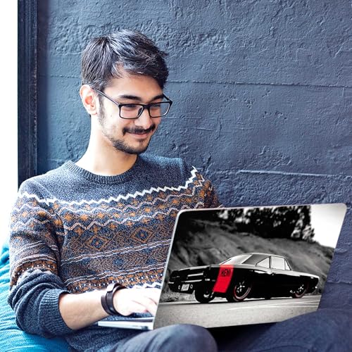 Image of Galaxsia Car Full Body Vinyl Laptop Skin /Sticker /Cover Upto 15.6 Inches Laptops Laminated-Removable-HD Quality Compatible for Hp-Dell-Sony-Lenovo-Asus etc.(15x10 Inches)