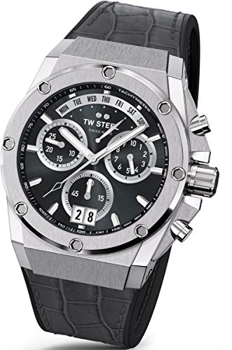 TW Steel Ace Genesis | edición Limitada | Cuero Gris Oscuro | Negro ACE110
