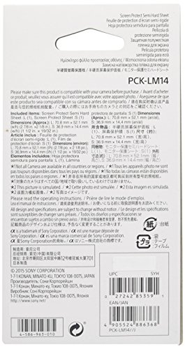 Sony PCK-LM14 Proteggischermo Compatibile con la