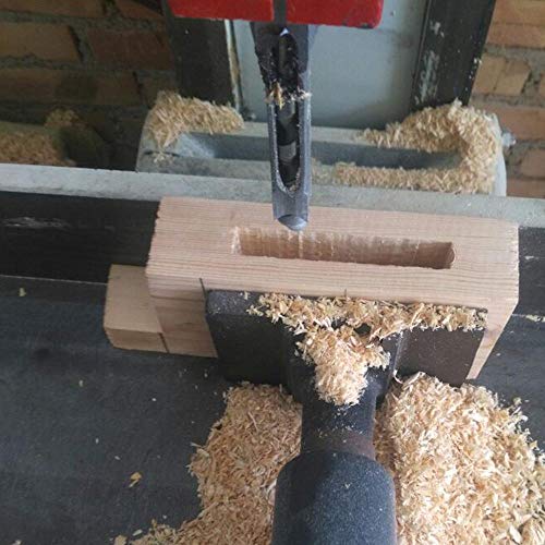 Woodworking 3/8" Inch (9.5Mm) Square Hole Drill Bit Mortising Chisel Set, Mortise Chisel & Bit Set For Mortise And Tenon Machine #TOP4