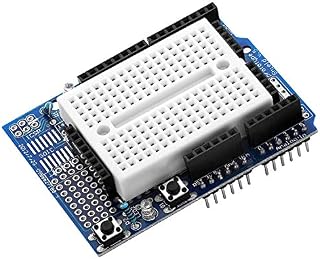 AZDelivery Prototyping Prototype Shield Mini Breadboard 5V 1A 2.54mm SYB-170 compatible with Arduino Including E-Book!