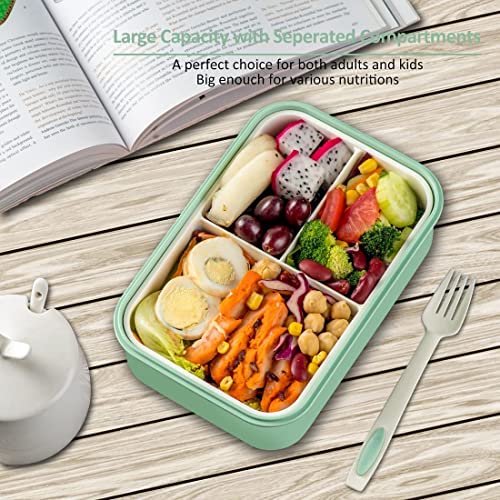 Rylan Tiffin Box Lunch Box for Kids - Lunch Boxes for Office Men Leak Proof 3 Compartment Lunch Box Reusable Freezer Safe Food Containers with Spoon for Adults and Kids (211) - Image 6