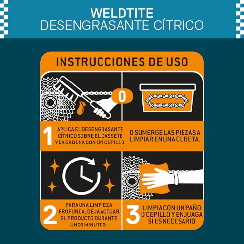 WELDT v730027e desengrasante superior de 1 L blanco acabado impecable 6