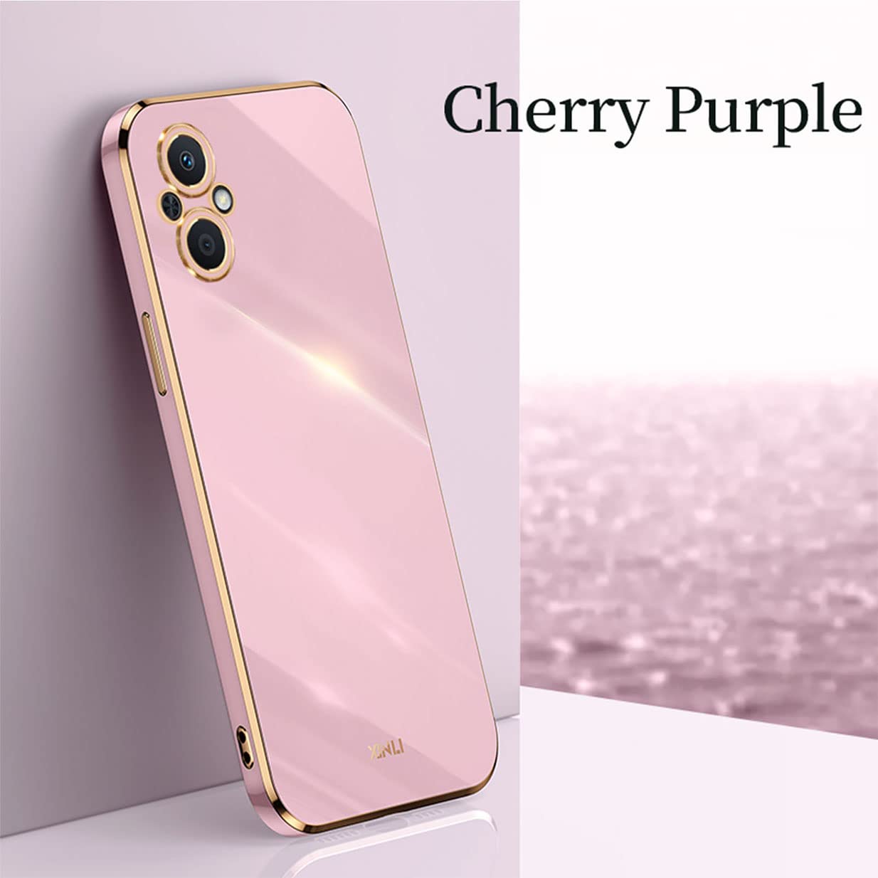 UPLAI Cover per OPPO Reno 8 Lite 5G/OPPO Reno 7 Lite, Design Galvanico alla Moda Custodia Ultra Sottile Antiurto Anti-Graffio, Colorato Lussuoso Morbido TPU Silicone Caso.(Nero