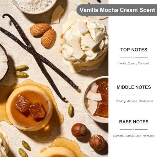 Image of 2-Pack Car Air Fresheners, Car Deodorizer, Vanilla Mocha Cream Air Freshener Long Lasting Hanging Car Air Freshener for Men and Women, Car Scent Diffuser by VUTOLLOSA