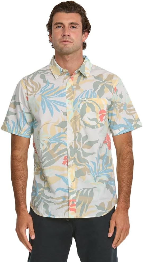Quiksilver - Mens Blueweed Classic Short Sleeve Woven Shirt
