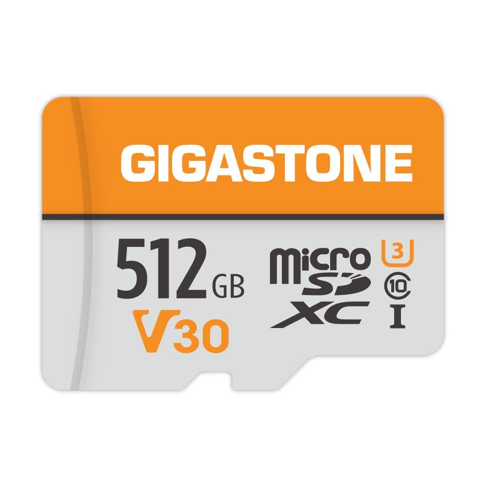 [Gigastone] 512GB Micro SD Card, 4K Video Pro, Surveillance, Security Camera, Action Camera, Drone, 100MB/s MicoSDXC Memory Card UHS-I V30 Class 10-image-22
