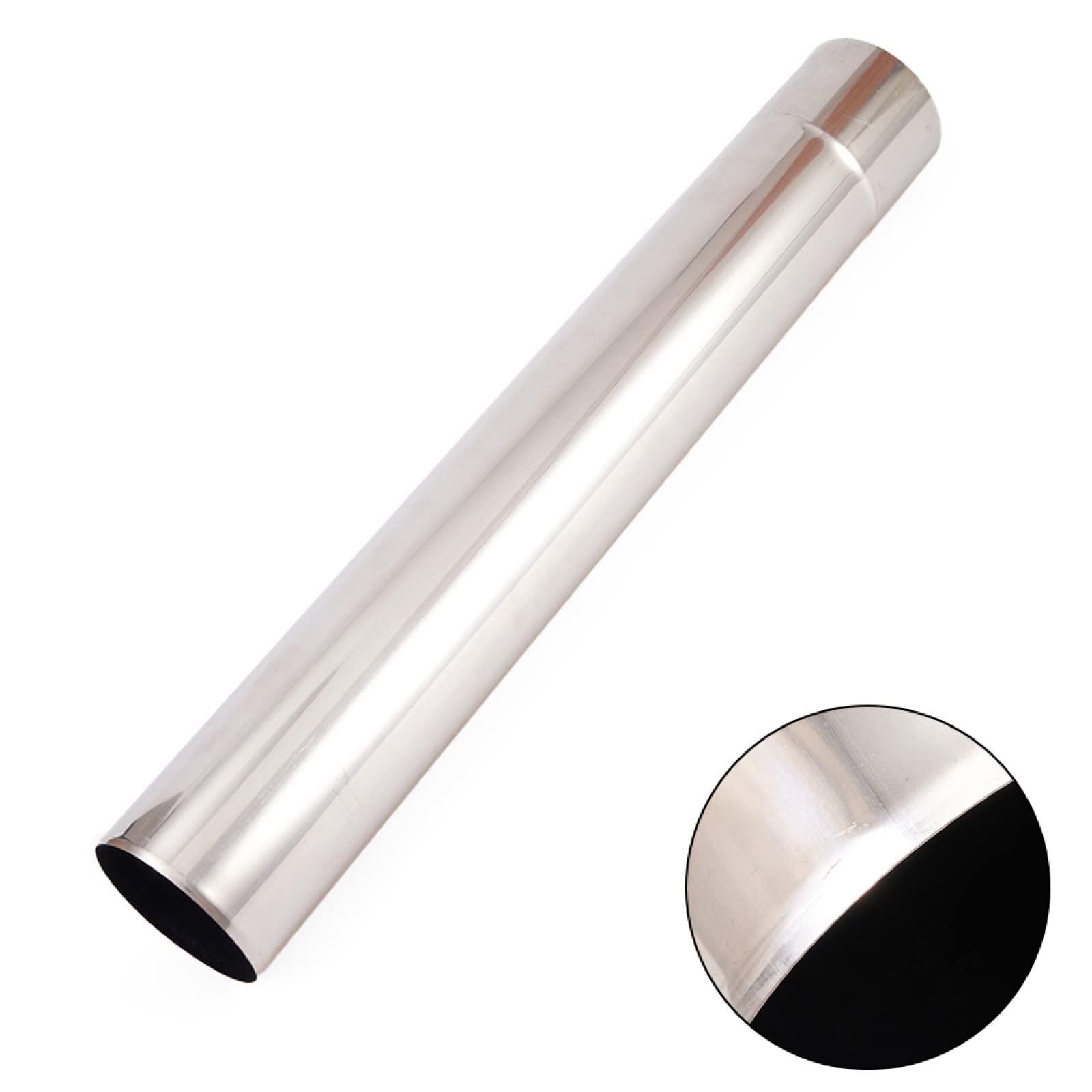 Tubo Scarico Stufa In Acciaio Inox - 5 Pezzi 400x60mm, Per Impianti Riscaldamento Gas