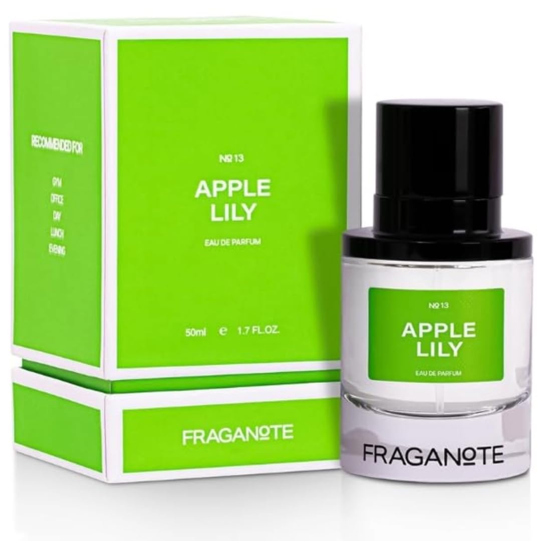 - Apple Lily Eau De Parfum 50ML | Fresh & Elegant Green Apple and Lily Perfume for Women | Citrus-Floral Scent | Perfect for Day, Office, and Evening | Ideal Gift for Women