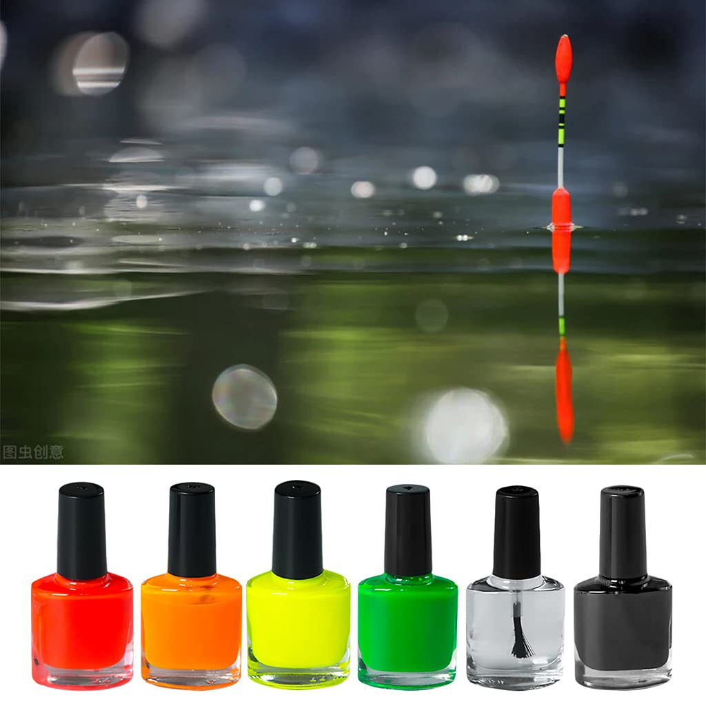 Produktbild von Fluriszierend Farbe Fluoreszierende Angelposen-Farbe – Set Für Bessere Sichtbarkeit Fluoreszierend Farben