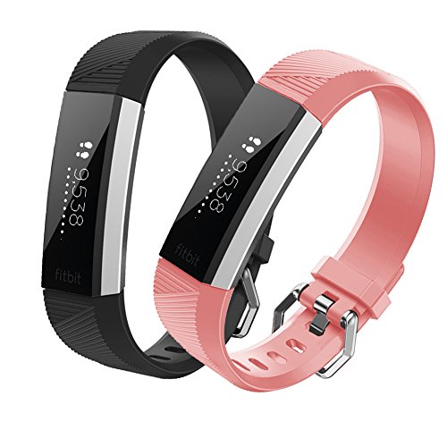 Bepack Fitbit Alta HR Correa, Pulsera Fitbit Alta, Accesorio Ajustable en Silicona, Repuesto de Relojes Multicolor Recambio de Pulseras Ajustable Accesorios, Fitbit Alta HR Strap Large Small
