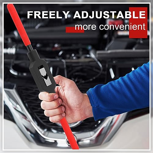 Image of WILLBOND 2 Pcs Adjustable Tap Wrench M1-M10 Ratcheting Tap Handle Tool for Reamer for Automotive Thread Repair, Pre-oiled for Protection (1 /8 inch-3 /8 inch,1 /16 inch-1 /4 inch)