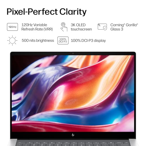 Image of HP OmniBook X 14 inch Next Gen AI PC, 3K Touchscreen, Intel CORE Ultra 7 Processor 356H, 24 GB RAM, 1 TB SSD, Intel Graphics, Windows 11 Home, Glacier Silver, 14-ka0099nr (2026)