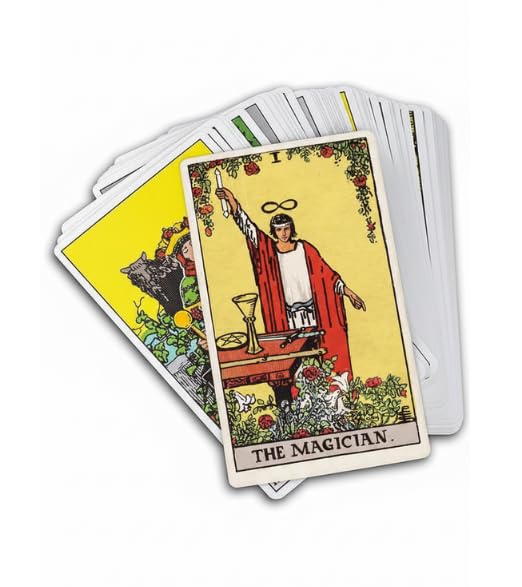 Tarot Cards Original Deck for Fortune Telling with Guide Book, Rider Waite Tarot Deck for Beginners,Traditional Tarot Cards, Publish Year 1951