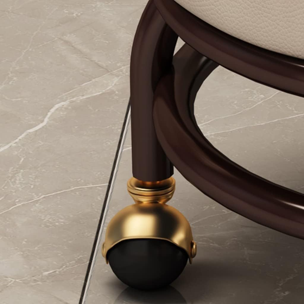 Sgabello da salone in pelle sintetica in poliuretano, sedia da parrucchiere omic, altezza del tavolo, panca regolabile per saloni e spa, design slish per Ultimate t