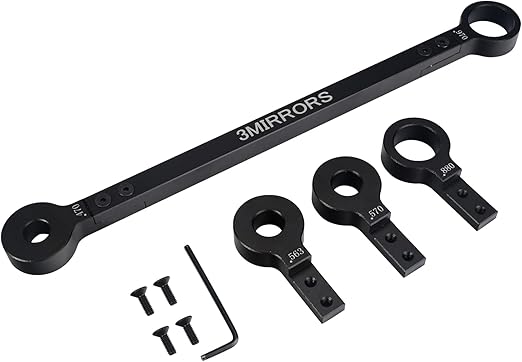 3mirrors Clutch Alignment Tool Compatible with Polaris RZR XP Sportsman 570 Ranger 900 XP with 10.5in Spacing, Aluminum