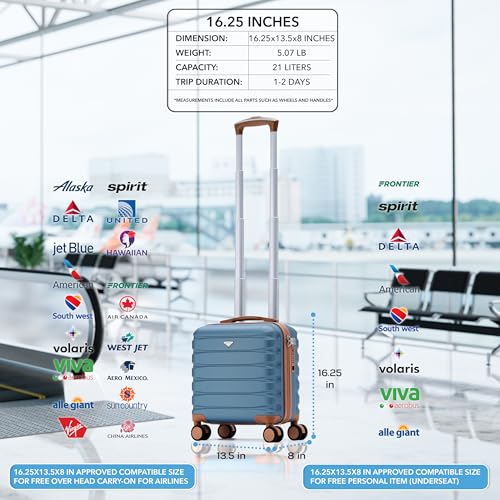 Valise rigide Flight Knight silencieuse à double roulettes pivotantes - 3
