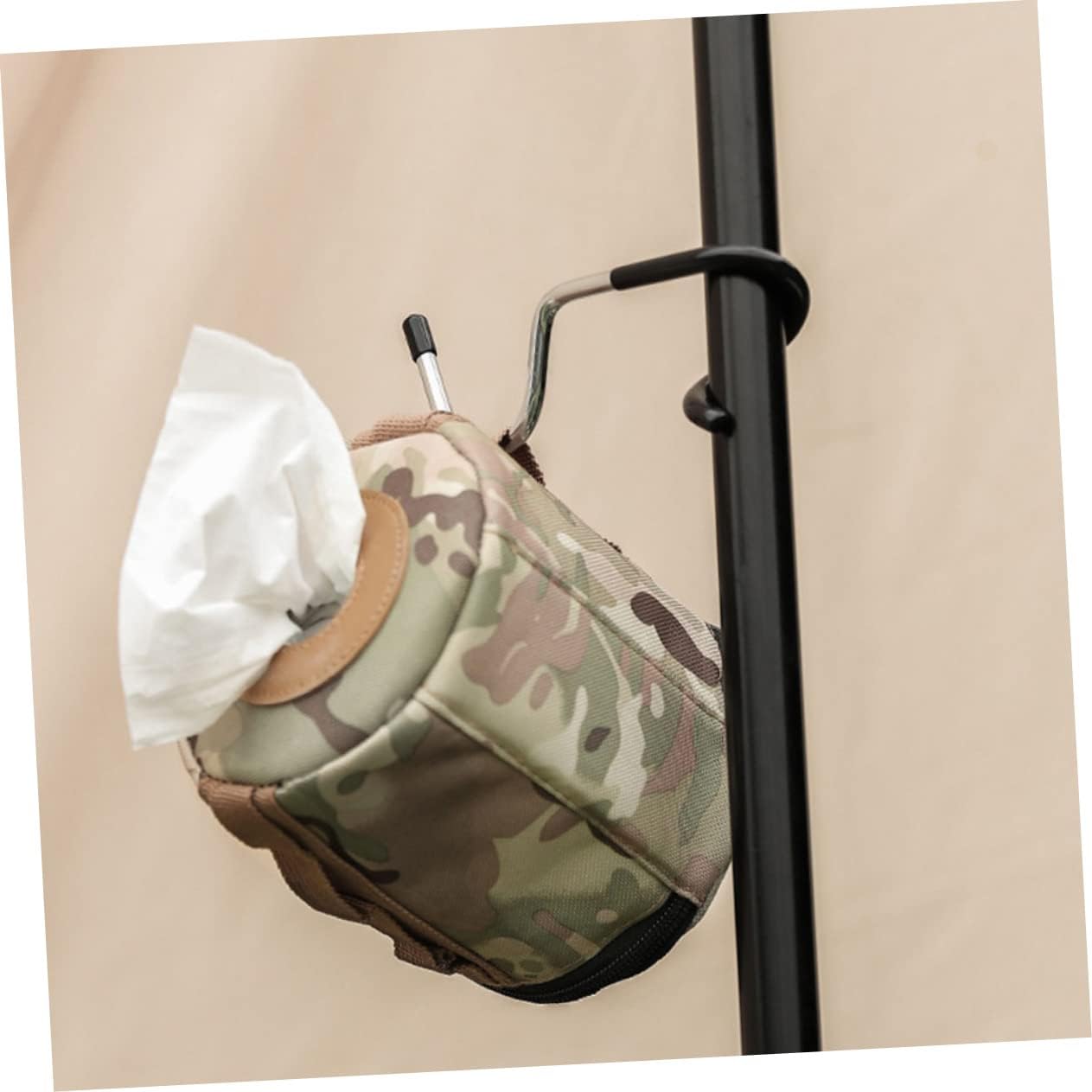 2pcs Camping Pole Hooks Lightweight Steel Lantern Hangers with Sleeve for Easy Installation Tree Branches for Outdoor Activities Like Camping and Hiking