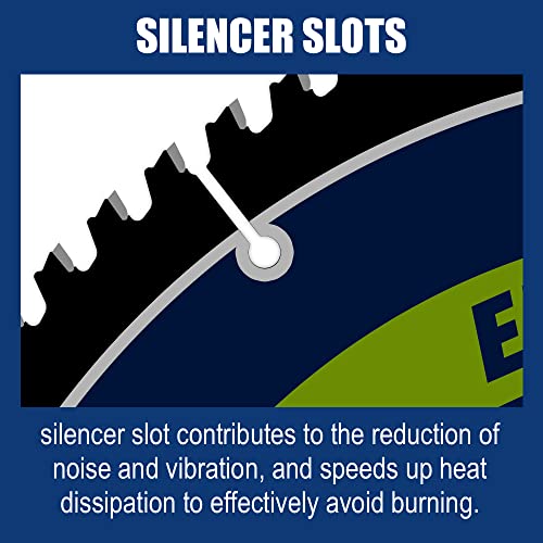 Ezee Circular Saw Blades 12 Inch 80 Tooth With 1" Arbor, Atb, Tct(Tungsten Carbide-Tipped) 12 Miter Saw Blades For Various Wood Cutting,Thin Kerf, Woodworking, Saw Blade, Replacement Blade For Miter Saw/Table Saw Cs12-80Tf(1Pack) #TOP4