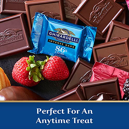 Ghirardelli Squares, Intense Dark Chocolate Midnight Reverie 86% Cacao, 4.12 Ounce Bag (Pack Of 6) #TOP11