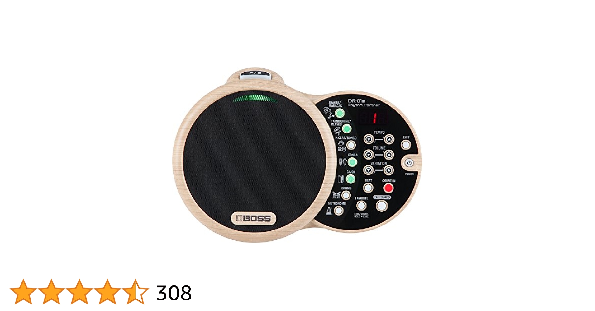 Amazon | BOSS ボス DR-01S アコースティック楽器用リズムマシン