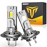 Termitor H7/H7LL Light Bulbs, 30000LM 800% Ultra-Brightness, Real 1:1 Halogen Mini Size, 10-Year Extended Lifespan, 6500K White Illumination for Automotive Drving Lights, Plug and Play, Pack of 2