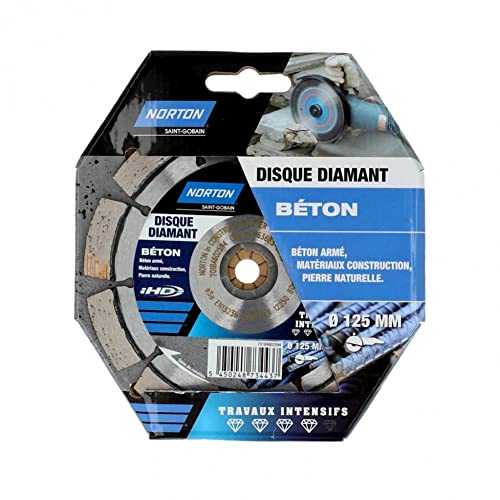 Disque diamant Norton intensif 125mm qualité supérieure pour constructeurs - 4