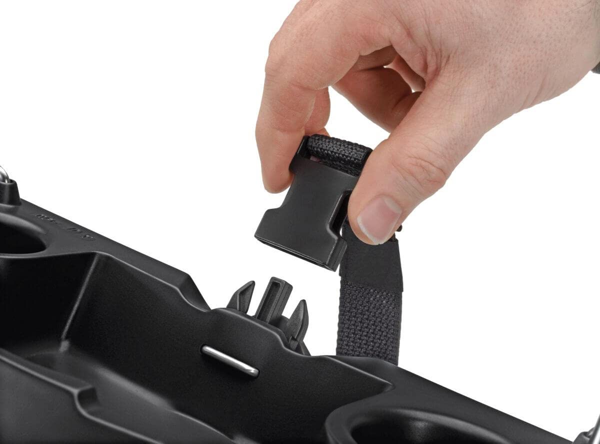 Hailo Stehleiter TopLine, 7 XXL-Sicherheits-Stufen bis 150kg, Aluminium Leiter mit ausziehbarem Haltebügel & Plattformverriegelung, klappbare Aluleiter, Schwarz, aktuelles Modell L100, made in Germany