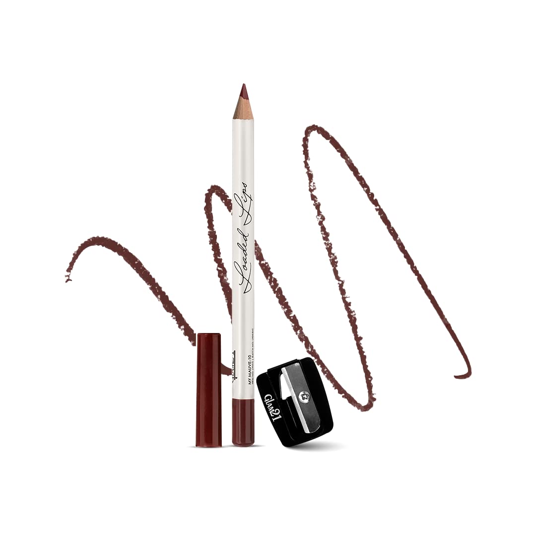 Glam21 Lip Liner For Clean Contoured Lip | Creamy, Easy Slide Formula | Renders Perfect Pout | Shade – 10 My Mauve