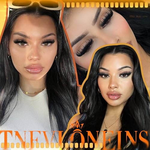 TNFVLONEINS Fluffy Lash Clusters with Spikes 200D+260D+300D Cluster Eyelash Extensions Thick Eyelash Clusters Faux Mink Individual Lashes Full Volume Cluster Lashes 12-20MM Reusable Eyelashes by TNFVLONEINS