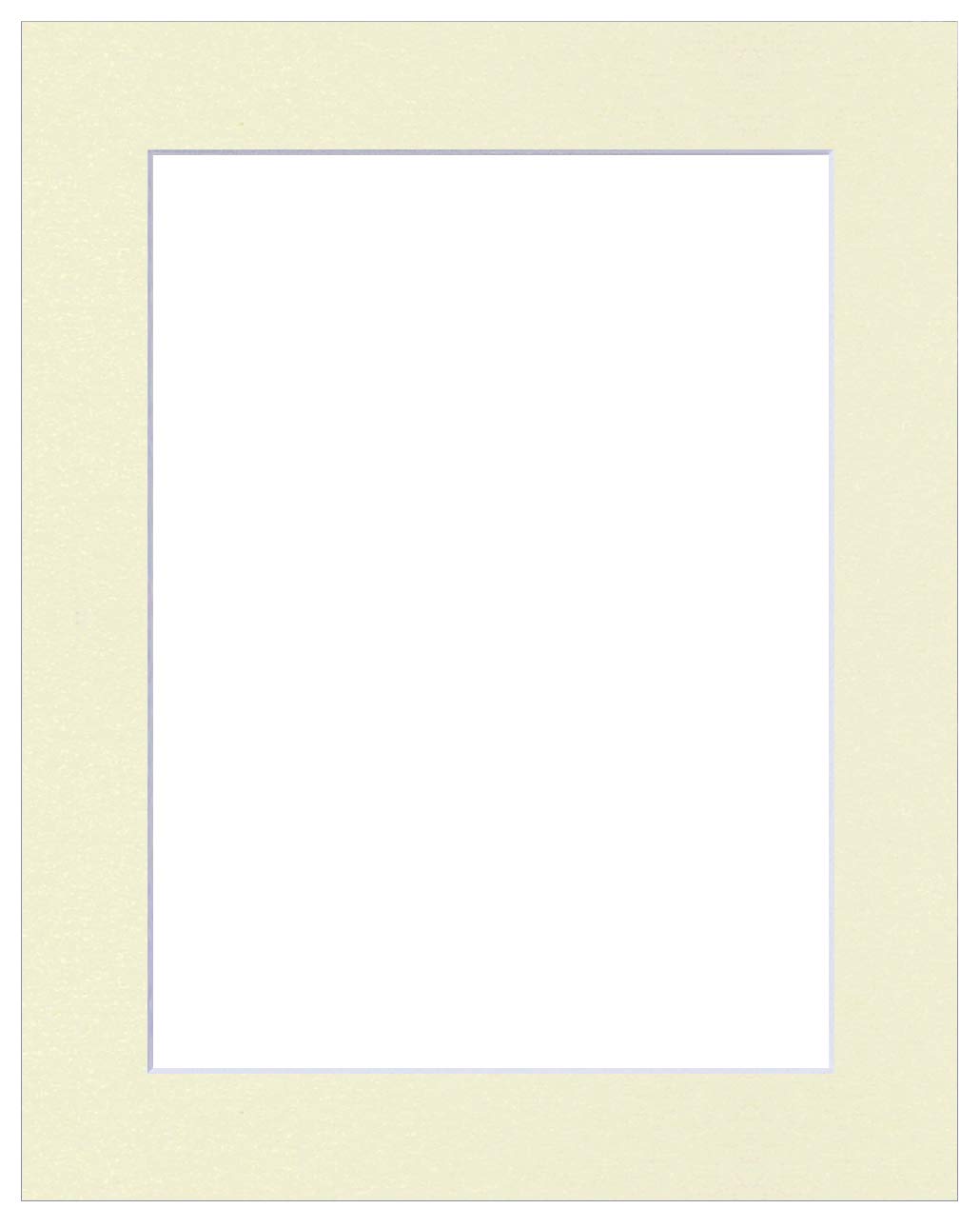 Picture Mounts, Pack of 1 (Single), Choice of Size & Colour [12 x 10 to fit 8 x 6, Ivory/Cream] — image 1