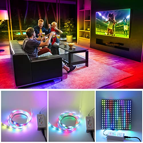 Image of SP105E Led Controller, Ws2812b Controller for Smart IC Led Lights Like Ws2811 SK6812 Ws2815 Ws2813 APA102, Wireless Bluetooth Addressable LED Controller for Indoor Use