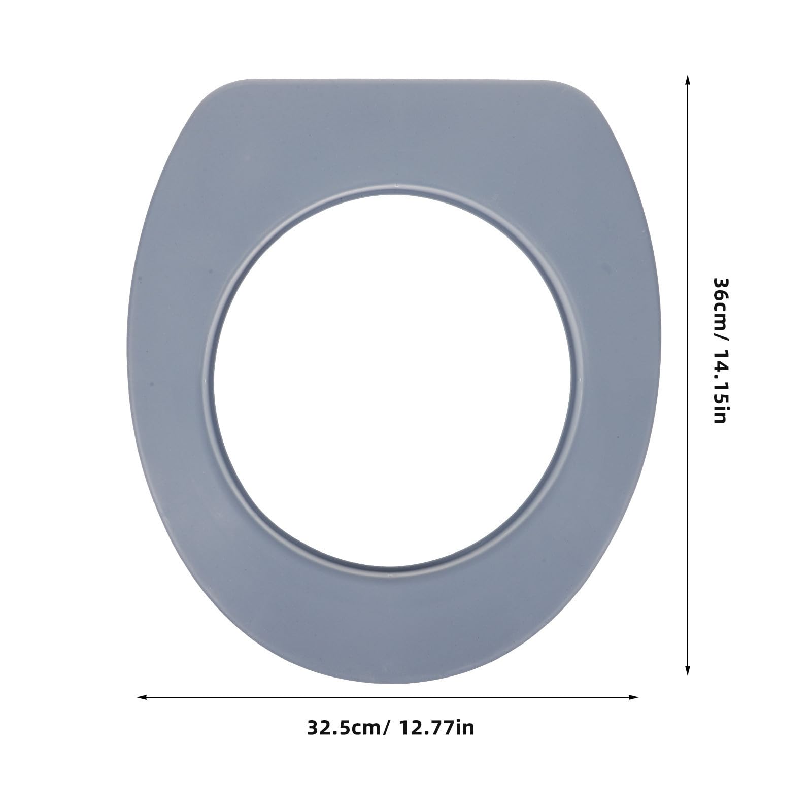 Didiseaon Toilettensitzbezug Waschbarer aus Pvc mit Warmem Sitzkomfort Stylischer und Praktischer Toilettensitzbezug für Reisen und Outdoor Aktivitäten für Mobile Toiletten