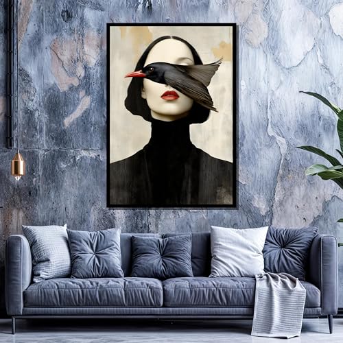 Art mural abstrait animalier pour revitaliser un mur vide - 4