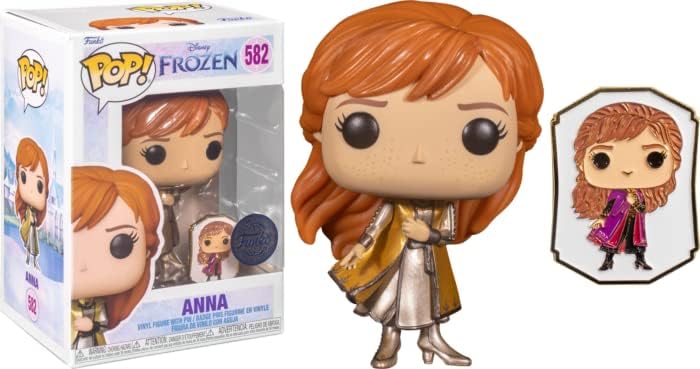 Pop! Frozen - Anna Gold Ultimate Princess with Enamel Pin Exclusive