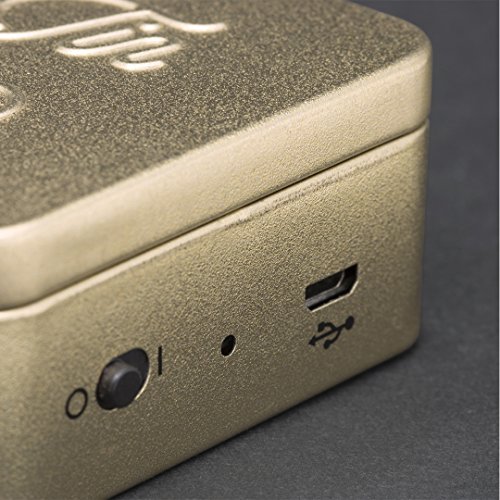 Luckies Of London Pocket Tin 2.0, Bluetooth, Usb Rechargeable Portable Speaker - Gold #TOP5