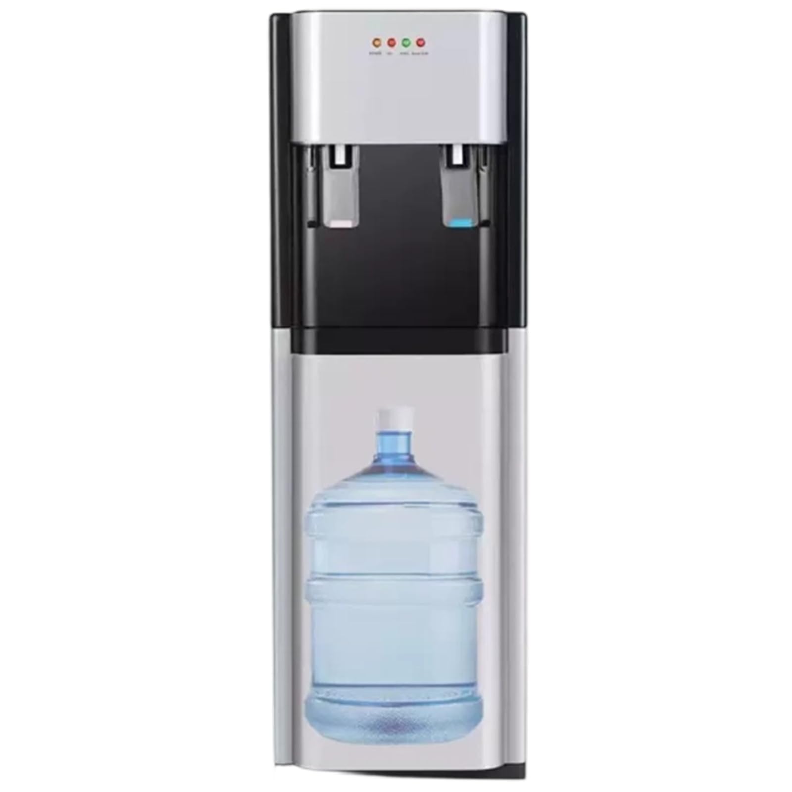 Stylowy Dystrybutor Wody ChłOdząCej Do Szkół, Dystrybutor Wody Z Dolnym ZałAdunkiem, Dystrybutor Wody CiepłEj I Zimnej Do Biura I Domu Hotandcold-Silver