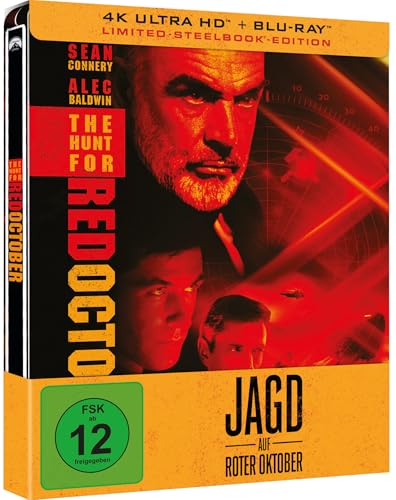 Jagd auf Roter Oktober – 4K Steelbook (UHD + Blu-ray Disc)