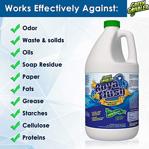 Portable Toilet Porta Potty Chemical Waste Digestant & Deodorizer - 1 Gallon/Fresh Scent (Up To 42 Doses Per Gallon) #TOP5