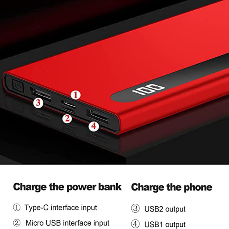 Batterie Externe 100000mAh : Solution Anti-Panne de Batterie pour Smartphone et Tablette - 4